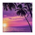 thumbnail image 4 of WYYP Palm Trees Sunset Ocean Square Table Cover 100% Polyester Fiber 36*36, 4 of 8