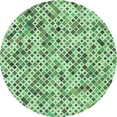 thumbnail image 1 of Ahgly Company Machine Washable Indoor Round Transitional Green Area Rugs, 7' Round, 1 of 7