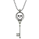 thumbnail image 1 of Collar colgante Unbranded esqueleto lindo plata llavero patron de expresion online chat, 1 of 3