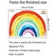 thumbnail image 4 of Window Stickers - 1 Stunning Rainbow Decorative Static Cling Stickers to Prevent Birds from Colliding in Your Windows, 4 of 5