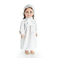 thumbnail image 5 of The Queen's Treasures 18 Inch Doll Clothes, Officially Licensed Little House on The  Prairie Sleepwear Outfit. Full Length Nightgown and Nightcap, Compatible For Use With American Girl Dolls, 5 of 8