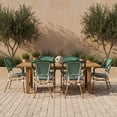 thumbnail image 2 of Silla Amelie Verde Blanco Exterior Ratán Sintético Aluminio, 2 of 7