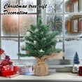 thumbnail image 5 of 11.8Inch Artificial Small Mini Christmas Tree, Desktop Miniature Christmas Trees Mini Pine Tree with Base, Perfect for Xmas Tabletop Decorations, 5 of 6