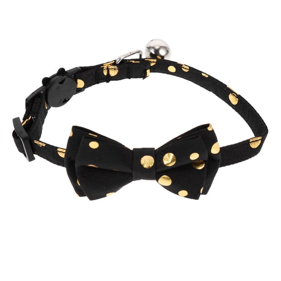 Shisuyan Collier pour Chat en Alliage d'Aluminium Noir 1Pcs 11 Po Décoratif Respirant
