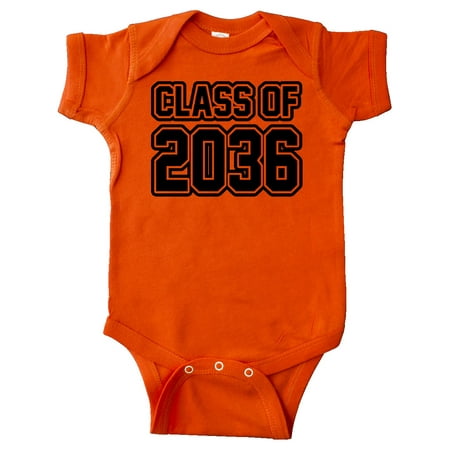 

Inktastic Class of 2036 in Black Outlined Text Gift Baby Boy or Baby Girl Bodysuit