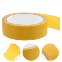 TEHAUX Heavy Duty Double Sided Adhesive Tape Yellow Strong Hold for Carpets Walls and General Use