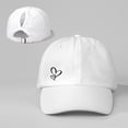 thumbnail image 4 of AirLoni Unisex Adjustable Dad Trucker Hat Foldable Lightweight Breathable Classic Baseball Cap for Men Women White,One Size, 4 of 4