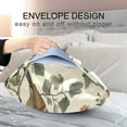 thumbnail image 4 of Yayeee Pillowcase King Size Set of 2 Satin Wrinkle Resistant Pillow Case, Green Birds, 4 of 7