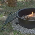 thumbnail image 2 of Pilot Rock 3 Pack 24” Steel Ground Fire Pit Ring Metal Cooking Grate, Black, 2 of 7