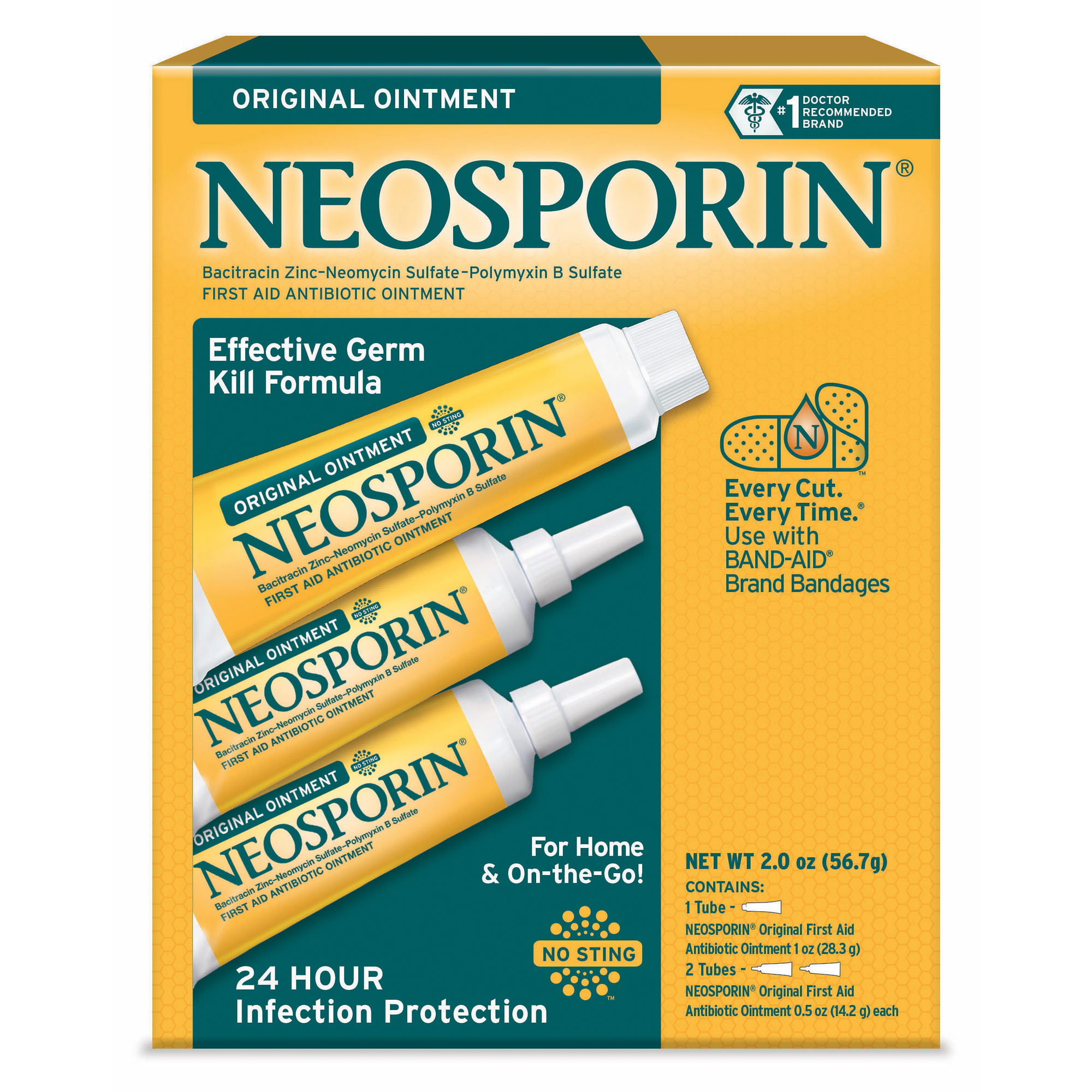 Product of Neosporin First Aid Antibiotic Ointment and Neo ...