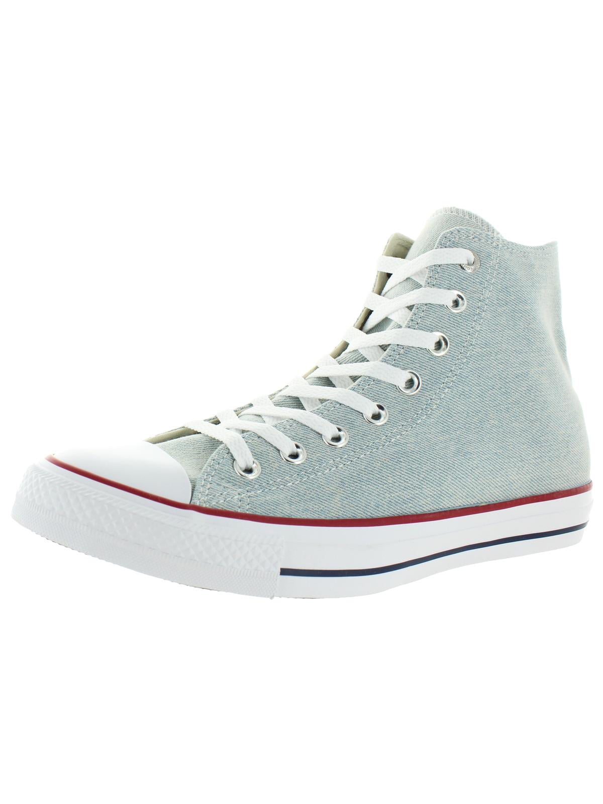 Converse Chuck Taylor All Star Hi Unisex Shoes Light Blue-White-Brown  161491c 