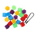 thumbnail image 1 of UPOUART 20Ud Cubiertas Protectores Para Tuercas De De En Material PP Multicolor, 1 of 6