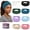Multicolored, variant on KTUYPOER 6 Pack Wide Headbands for Women, Non Slip Soft Elastic Sports Head Wraps, Yoga Workout Knotted Hair Bands Multicolor