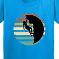 thumbnail image 4 of Inktastic Rock Climbing Mountain Climber Silhouette Youth T-Shirt, 4 of 5