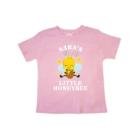 

Inktastic Cute Bee Saba s Little Honeybee with Stars Gift Toddler Boy or Toddler Girl T-Shirt