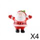 thumbnail image 1 of 4x Linda Figura De Anciano Navideño Estatua Decorativa Pequeña Casa De Muñecas Navideña Estilo D, 1 of 9
