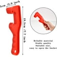 thumbnail image 3 of 3 Pieces 5 Gallon Plastic Bucket Lid Opener Paint Can Lid Opener for Home Office Opening Tools, 3 of 7