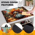 thumbnail image 2 of Pumpkin Stove Top Cover for Home Decoration Kitchen Pad Non-Stick Washable Cooktop Covers Countertop Protector Keep Stove Clean 28"x20", 2 of 7