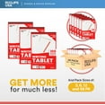 thumbnail image 3 of E-CLIPS USA Ruled Writing Tablet Small Note Pads, 9” x 6”, 100-Sheet Pad, 12-Pack, 3 of 7
