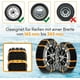 thumbnail image 5 of Cadenas de nieve resistentes de TPU con tendón de res | Tracción de emergencia para nieve, barro y hielo | Compatible con neumáticos de 165 a 275 mm | Incluye bolsa de almacenamiento, guantes y, 5 of 7