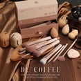thumbnail image 2 of Juego de brochas de maquillaje DuCare serie Coffee de 14 piezas con esponjas, 2 of 9