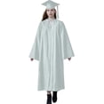 thumbnail image 2 of Offres de Liquidation d'Automne! Robes pour Femmes, Robe à Manches Longues Unie Col Rond Blanc TTG, 2 of 4