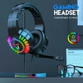thumbnail image 4 of Fanshiluo 7.1 Surround Sound Bluetooth Gaming Headphones - RGB PC Headset with Microphone, Noise Cancelling, Suitable Headset For Ps5, Pc, Ps4, Mac, Switch, 4 of 9