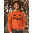 thumbnail image 2 of Pumpkin Costume  Men Sweatshirt, Male Medium, 2 of 4