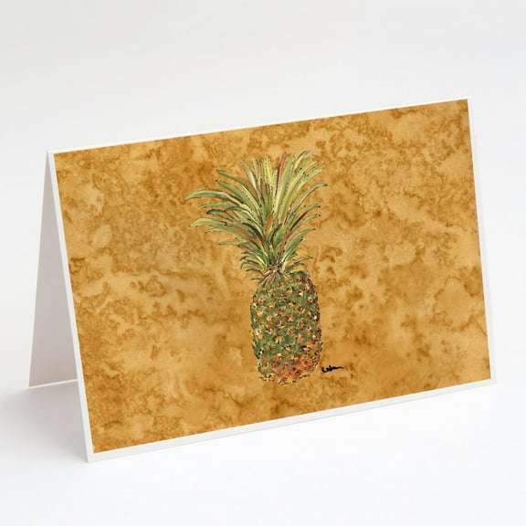 Pineapple Greeting Cards and Envelopes Pack of 8
