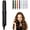 Black, variant on Wondolla Curling Iron, 2-in-1 Mini Curling Wand & Flat Iron Hair Straightener, Shunnie 3D Curling Iron for Short Hair, Pipiup CurlingIron, Mini Dual Purpose, for Travel, Rapid Heating (Dark Purple)