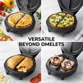 thumbnail image 3 of Dual-Zone Electric Omelette Maker,Omelette Maker Electric,1000w Rapid Double-Sided Egg Cooker With Non-Stick Plates，Anti-Silp Base Anti-Scald Handle Cool-Touch Handle for Home,Dorm&Travel, 3 of 7