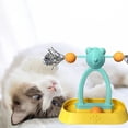 thumbnail image 1 of Juguete interactivo de de viento para gatos, juguete de entrenamiento para gatitos, fácil de limpiar, para mascotas aburridas, accesorios para, 1 of 8
