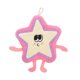 thumbnail image 1 of Toallas de mano con forma de estrella de dibujos animados con lazo para colgar, suaves y absorbentes, de secado rápido, bonitas toallas para cocina y baño, 1 of 7