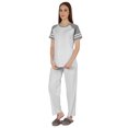 thumbnail image 3 of Inkmeso Solid Sleepwear Pajama Set For WoMen's Raglan Sleeve Nightwear Pj Loungewear Sets, 3 of 7
