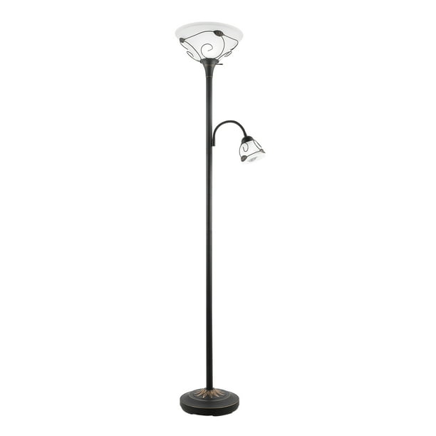 Etl Listed Torchiere Floor Lamp W Side, How To Choose A Floor Lamp For Reading