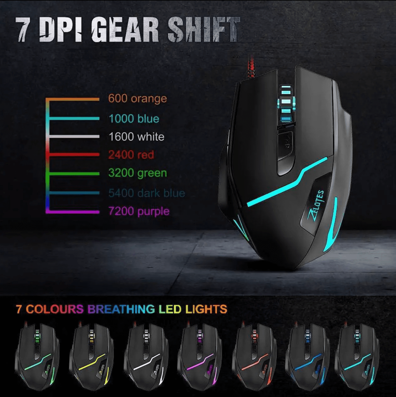 VersionTECH. T10 Gaming Mouse - Thumbnail 2