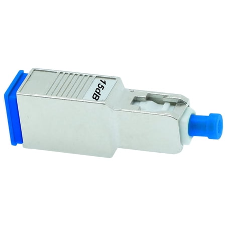 ACCL SC/UPC SM Attenuator F-M 15dB Metal Blue, 2 Pack