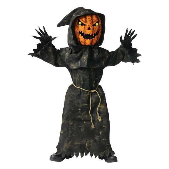 Costume de Citrouille pour Enfants aux Yeux Branlants