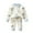 B-White, variant on Kids Pajamas Set Winter Thermal Underwear Long Johns Set Toddler Little Boys Girls Pajamas Warm Base Layer Set 6M-10Y Green