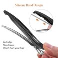 thumbnail image 3 of Guardurnaity 6 unids/set de pinzas para el cabello de estilo profesional para salón y accesorios de estilismo para el hogar, pinzas para el cabello Cuidado del cabello Negro 6 piezas, 3 of 6