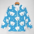 thumbnail image 5 of Lightweight Jacket for Men - Cute Polar Bear Cuteness Casual Zip Up Bomber Jacket Men Spring Fall Windbreaker Coat with Pocket, 5 of 6