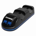thumbnail image 3 of DOBE PS4 Controller Charging Station - LED "Train Head" Dual Dock for PS4/PS4 Slim/PS4 Pro DualShock 4 + 4 USB Ports | Fast Charging, LED Indicators, Overcharge Protection, Anti-Slip Base, 3 of 5