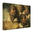 thumbnail image 4 of Peter Paul Rubens 'Four Studies Of A Head Of A Moor' Canvas Art, 4 of 4
