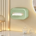 thumbnail image 2 of Elainilye Farmhouse Tissue Box, Cover for Bathroom Vanity Bedside Table Classroom Office Reception Area Shabby Decor Piece, Green, 2 of 6