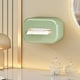 thumbnail image 1 of Caja de pañuelos con funda para pañuelos, organizador de papel facial para teléfono celular, para cocina, baño, tocador, encimeras, dormitorio, tocadores y mesas, contenedor de papel de plástico para, 1 of 6