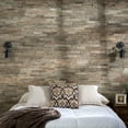 thumbnail image 3 of Aspect Peel and Stick Wood 6.5in x 24in Panel (5 pack - Approx. 5 sq ft, Weathered Barn), 3 of 3