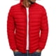 thumbnail image 4 of Chaqueta acolchada de algodón con cuello levantado para hombre, chaqueta acolchada de algodón con cremallera para oficina y negocios, abrigo ligero informal de algodón cálido para invierno, 4 of 5