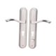 thumbnail image 2 of Manijas de puerta de seguridad con paneles estrechos, puerta de madera, cerradura elegante, manijas de palanca funcionales y resistentes de acero inox Apertura a la izquierda, 2 of 9
