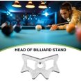 thumbnail image 5 of Billiard Bridge Head Silver Aluminium Alloy Slip-On for Billiard Pool Cue Stick, 5 of 5