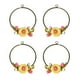 thumbnail image 1 of 4 Piezas De Flores De Adornos Para Collares, Brazaletes, Colgantes, Proyectos De Scrapbooking,, 1 of 9